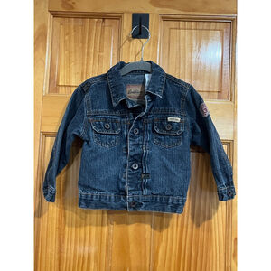 Little Kids Vintage Levi’s Strauss Denim Patch Button Jacket Size 24 Months